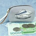Printed Linen Coin Purse Random Colors - One Size