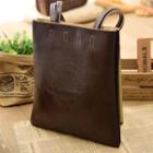 Embossed Faux Leather Shopper Bag