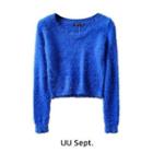 Furry Crop Sweater
