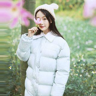 Polka Dot Padded Coat