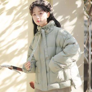 Bow-neck Padded Jacket