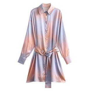 Print Shirt Dress