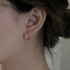 Hoop Earring 1 Pair - Champagne - One Size