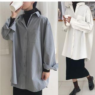 Oversized Plain Shirt