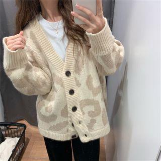 Leopard Cardigan / Velvet Pants