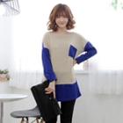 Color-block Pocket-front Top