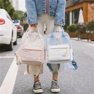 Tweed Panel Lightweight Backpack