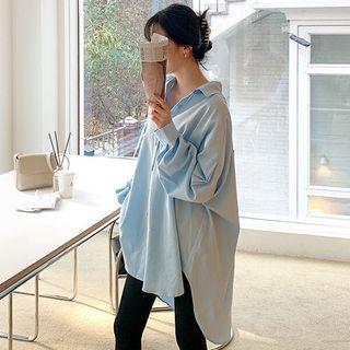Dip-back Oversize Shirt
