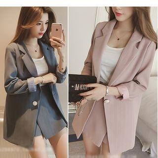 Set: Single-button Blazer + Skort