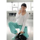 Seam-trim Pigment Jogger Pants
