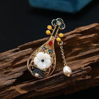 Musical Instrument Flower Alloy Brooch (various Designs)