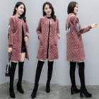 Quilted Button Padded Coat