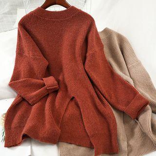 Split Front Sweater
