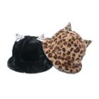 Cat Ear Chenille Bucket Hat