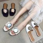 Disc Accent Sandals