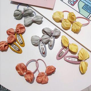 Set Of 4: Bow Hair Clip