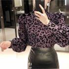 Leopard Loose-fit Top