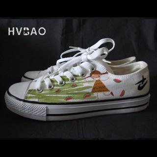Refreshing Watermelon Canvas Sneakers