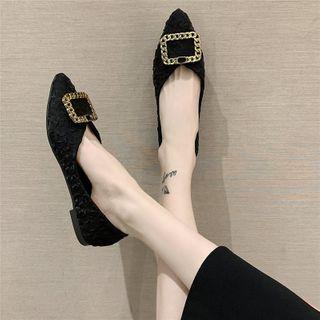 Pointed Metal-accent Flats