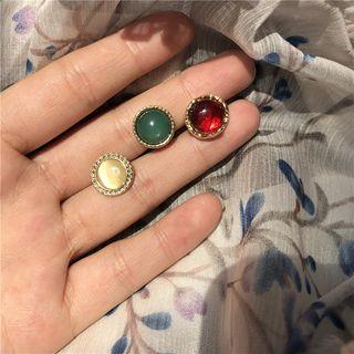 Cats Eye Stone Stud Earring