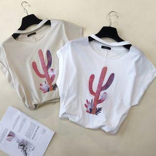 Cactus Print Tank Top