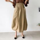 Pocket-detail Long Skirt