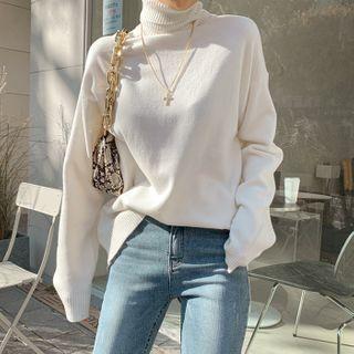 Pastel Turtle-neck Sweater