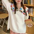 Pom Pom Dotted Sweater