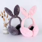 Chenille Rabbit Ear Earmuffs
