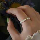 Genuine Pearl Ring 1 Pc - Faux Pearl Ring - One Size