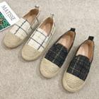 Tweed Espadrille Flats