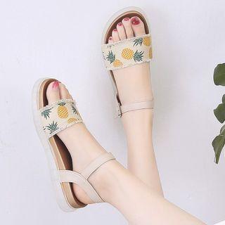 Fruit Pattern Sandals