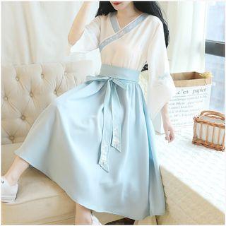 Embroidered Flower Dress