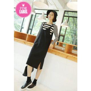 Cotton Blend Jumper Dress