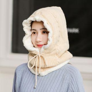 Fleece Lined Knit Balaclava