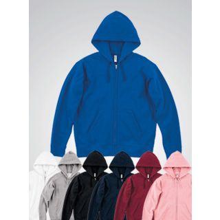 Couple Fleece-lined Zip-up Hoodie