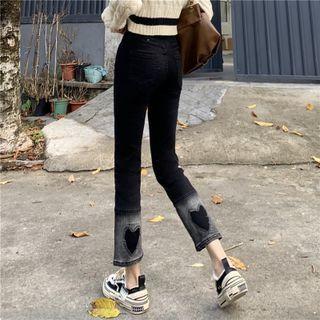 Gradient Mid-rise Straight Leg Jeans