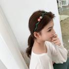 Resin Bead Wavy Face Wash Headband