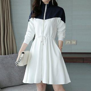 Zip-up Hoodie Dress