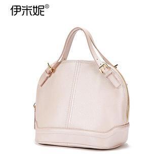 Genuine Leather Tote With Shoulder Strap
