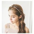 Faux Pearl Embellished Headband