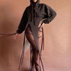 Plain Irregular Hoodie