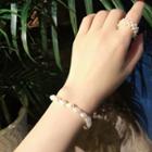 Faux Pearl Bracelet Faux Pearl - White - One Size