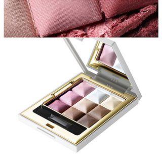 Seantree - 3x3 Cube Eyeshadow (#02 Rose Brown) (2 Types) Design 3 Striped Skirt