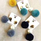 Pompom Non Matching Earrings