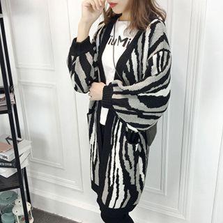 Zebra Print Cardigan