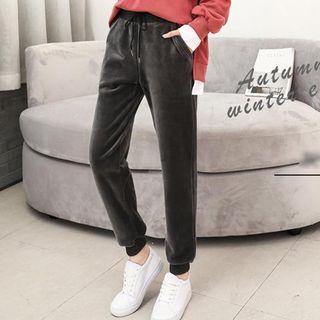 Fleece Harem Sweatpants