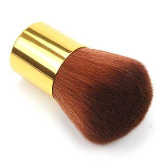 Metallic Blender Brush Opp Bag - Gold Kabuki - L