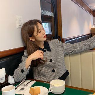 Houndstooth Short Jacket