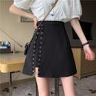 Hook And Eye A-line Mini Skort